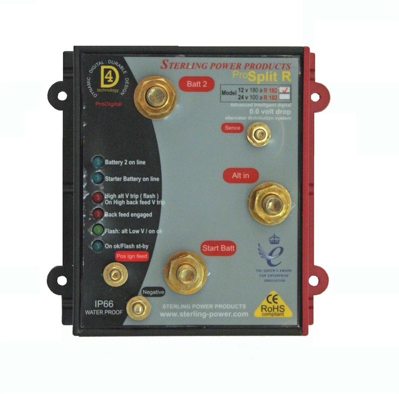 zero volt drop marine battery isolator by Sterling Power Products